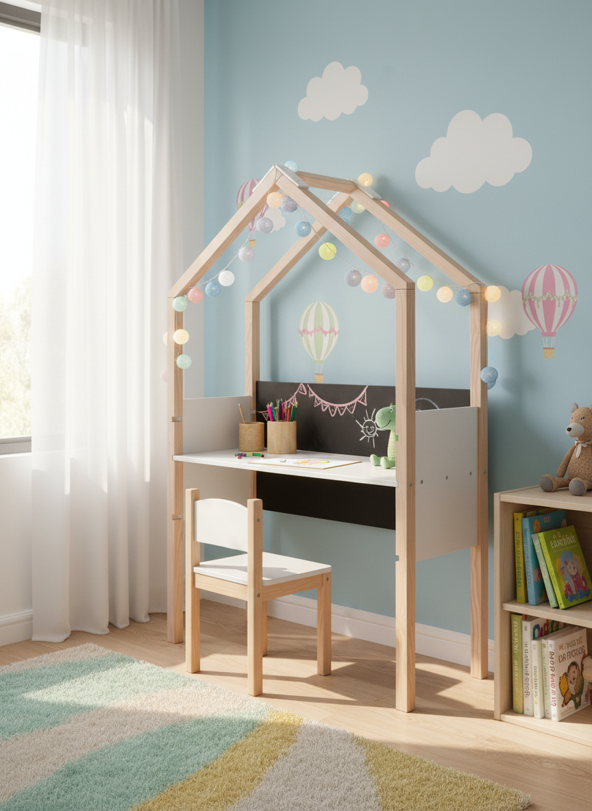 Escritorios Infantiles Y Estanterías